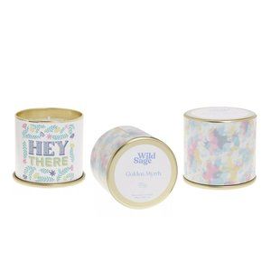 3 brand new Wild Sage™ Golden Myrrh 10-ounce Scented Candle Tins
